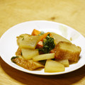 ガメコ's cooksnap of when they made 大根とさつま揚げの炒め煮*.