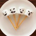 honeybo's cooksnap of when they made マシュマロお化け♪.