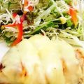 PLU☆'s cooksnap of when they made うちカフェごはん＊チーズチキンステーキ.