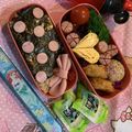 ゆめひと's cooksnap of when they made キャラ弁＊簡単＊リボンとドット柄なお弁当.