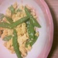 そねっとー's cooksnap of when they made さやえんどうのスクランブルegg.