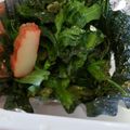 yasuna313's cooksnap of when they made 春菊とカニカマの辛子和え.