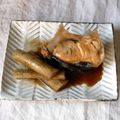 tomome's cooksnap of when they made ゴボウとチヌ(クロダイ)のあら煮.