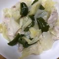 tetsu_love's cooksnap of when they made ★春キャベツと塩麹鶏むね肉の重ね蒸し★.