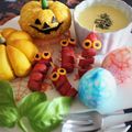 ちゃんねるゆみ's cooksnap of when they made ハロウィン★ジャックオーランタンおにぎり.