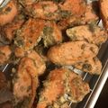 hitominime's cooksnap of when they made お弁当＊おつまみ 魚ニソのカレー磯辺焼き.