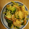 にょろり's cooksnap of when they made ブロッコリーとエビと卵のオイスター炒め.