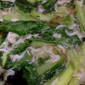 ももりもと's cooksnap of when they made 小松菜と油揚げとあみえびの煮浸し.