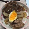 まなみ518's cooksnap of when they made 余った焼肉のタレで！5分で最高の牛丼！.