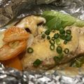 myuryomama's cooksnap of when they made 鮭の味噌マヨホイル焼き.