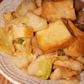 クックXF2PNF☆'s cooksnap of when they made 厚揚げと豚肉キャベツの味噌炒め.