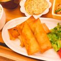 のんちごはん♡'s cooksnap of when they made 鶏ささみとニラの春巻き♡.