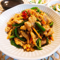gomapon's cooksnap of when they made 人参とピーマンと豚の炒め物/青椒肉絲風.