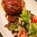 MAPLE7BOY's cooksnap of when they made ☆初心者もプロ級☆肉汁たっぷりハンバーグ.