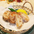 すんずく娘's cooksnap of when they made 海老のすり身の蓮根挟み揚げ.