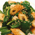 yuk@ri's cooksnap of when they made 竹輪とピーマンのオイスターソース炒め.