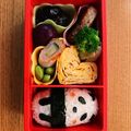 クックGICEFD☆'s cooksnap of when they made 簡単キャラ弁☆パンダさんおにぎり.