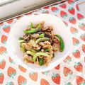 あやちん０８１６'s cooksnap of when they made 豚肉と甘長ピーマンの 葱胡麻油&味噌炒め.