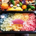 ★ぴにゃ〜た★'s cooksnap of when they made デコふりで！レインボースティックおにぎり.