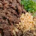 まみこ５１５'s cooksnap of when they made 牛肉の旨みが溶け込んだ美味しい肉そば♪.