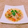 Rina☻'s cooksnap of when they made 離乳食後期★野菜ソースとまぐろステーキ.