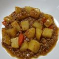 としおやじ's cooksnap of when they made じゃがいもと豚ひき肉の甘辛炒め.