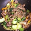 まど姉かおりんこ's cooksnap of when they made チンゲン菜と牛肉の簡単あんかけ丼♪.