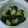 ぴゃぴこーん's cooksnap of when they made たたきキュウリの梅和え☆おつまみに♪.