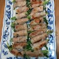 プルンバゴ's cooksnap of when they made レンジで簡単！豚しゃぶ肉のもやし巻き♪.