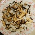 白いぐれーぷ's cooksnap of when they made 秋の味覚❀ラクラクきのこごはん.