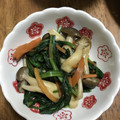 shioreeen！'s cooksnap of when they made ほうれん草と彩り野菜のニンニク風味炒め.