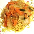 kabocha☆ひろ's cooksnap of when they made ★白菜と鶏むね肉のあんかけ焼きそば★.
