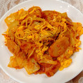 ♡ともりん's cooksnap of when they made ソース不要！簡単キムチ焼きそば.