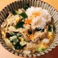 unanana43's cooksnap of when they made たっぷりきのこの卵とじ★おろしうどん.