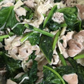 naa's cooksnap of when they made 豚こま肉とほうれん草の炒め物.