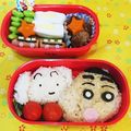 クック0DKK7G☆'s cooksnap of when they made キャラ弁 クレヨンしんちゃん.