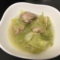 クックJ166XY☆'s cooksnap of when they made キャベツと鶏肉の洋風煮込み.