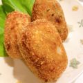 *けいこっこ*'s cooksnap of when they made 里芋とベーコンのほくほくコロッケ.