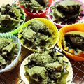 きゃん♡ママ's cooksnap of when they made 抹茶と小豆の米粉蒸しパン♥️.