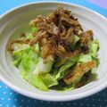 えみんちゅ＊'s cooksnap of when they made キャベツで揚げとおかかの和え物.