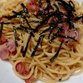 ☆クッキングパンダ☆'s cooksnap of when they made バター醤油のベーコンパスタ.