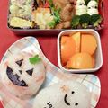平井道子's cooksnap of when they made ハロウィンおにぎり 2014.