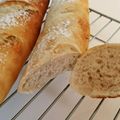 ミニうさモモ's cooksnap of when they made 朝焼くだけ⁉不思議パンのフランスパン.