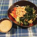 miwayon's cooksnap of when they made ｡ஐஃるーぱん？❤️納豆サラダ｡ஐஃ.