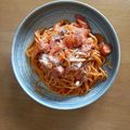 クックお茶子☆'s cooksnap of when they made 簡単 ケチャップでちゅるちゅるナポリタン.