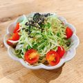 mikko6's cooksnap of when they made キャベツといんげんの塩昆布あえ.