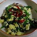 olive-tree's cooksnap of when they made ほうれん草とチーズのコンビは、うまいっ.