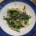 ポメちょん's cooksnap of when they made 簡単5分☆水菜とカニカマのサラダ.