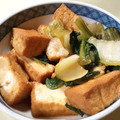 まきぱき's cooksnap of when they made チンゲン菜と厚揚げのオイスターソース炒め.
