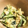 ozameg's cooksnap of when they made 小松菜ときゅうりのツナたまごマヨサラダ.